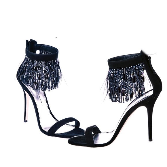 giuseppe zanotti • NEW • feathers & beads - Picture 3 of 9